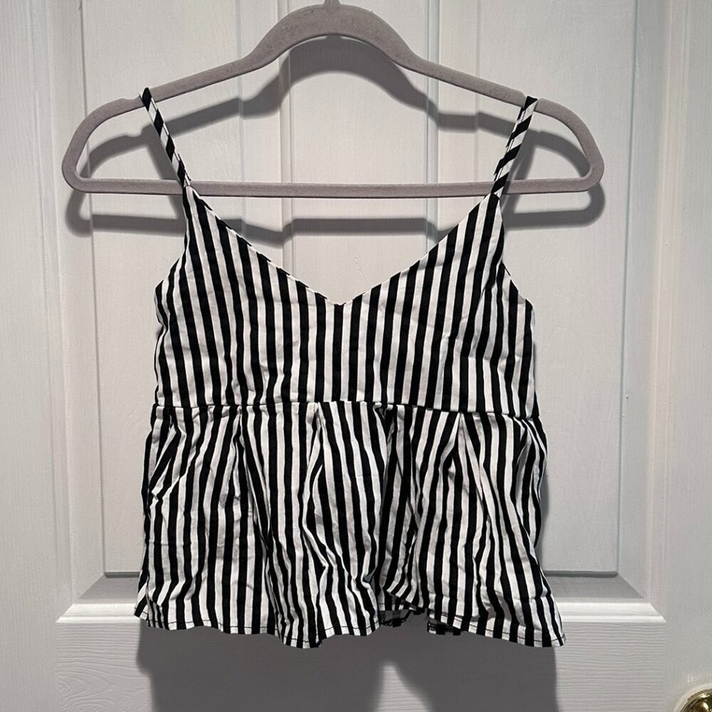 Black & White Stripped Top